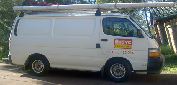 Active Plumbing Work Van
